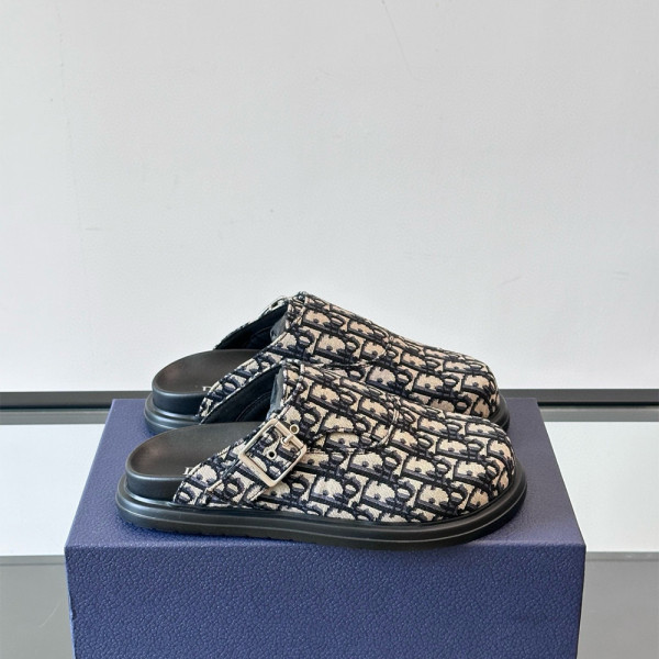 Christian  Dior, Aqua, Men's Slipper, Black