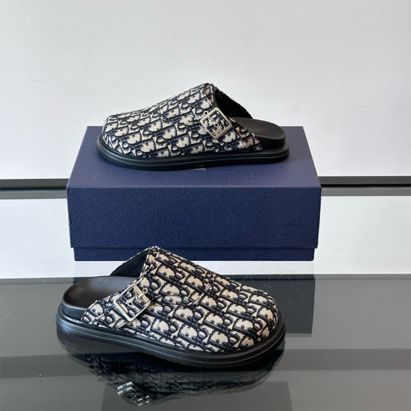 Christian  Dior, Aqua, Men's Slipper, Black