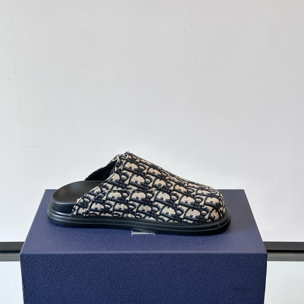 Christian  Dior, Aqua, Men's Slipper, Black