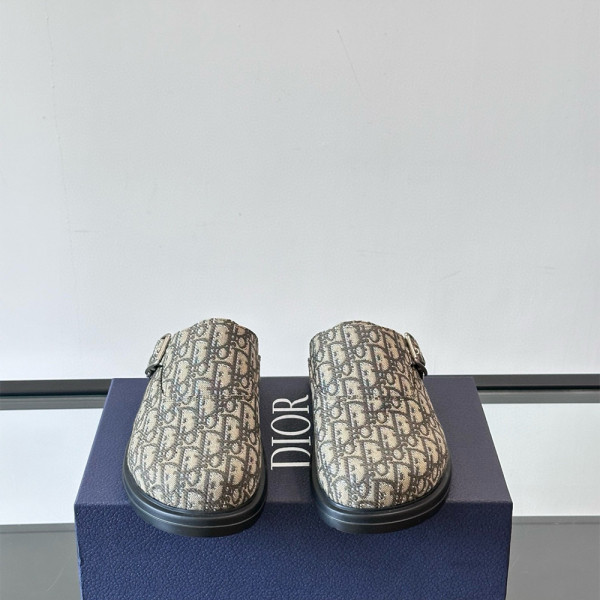 Christian Dior, Aqua, Men's Slipper, Brown