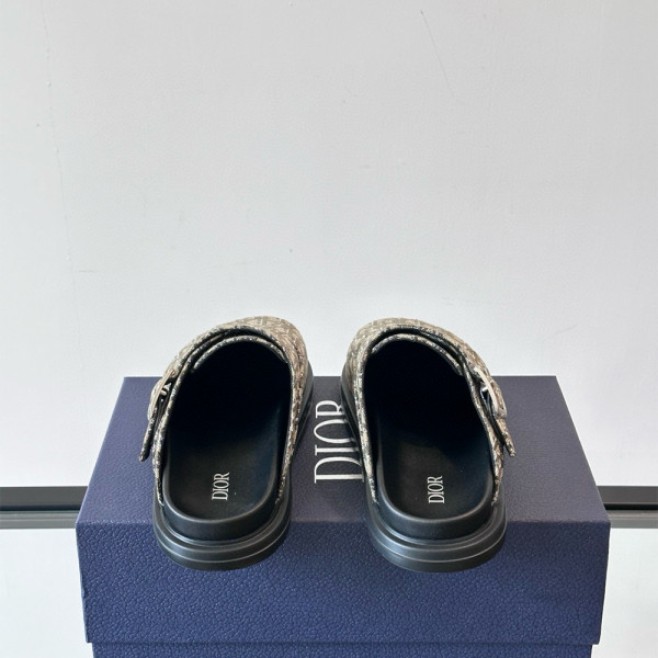 Christian Dior, Aqua, Men's Slipper, Brown