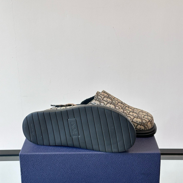 Christian Dior, Aqua, Men's Slipper, Brown