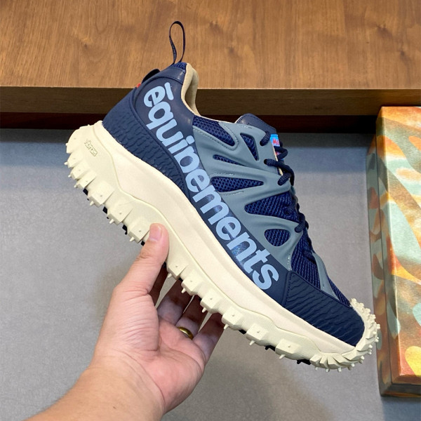 Moncler, Trailgrip Amoeba, Men's Sneaker, Blue