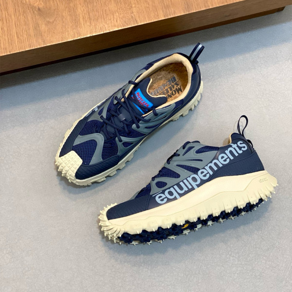 Moncler, Trailgrip Amoeba, Men's Sneaker, Blue
