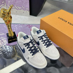 Louis Vuitton x Nike, Air Force, Men's Sneaker, White