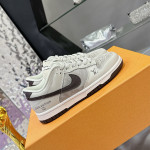 Louis Vuitton x Nike, Air Force, Men's Sneaker, Grey