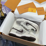 Louis Vuitton x Nike, Air Force, Men's Sneaker, Grey