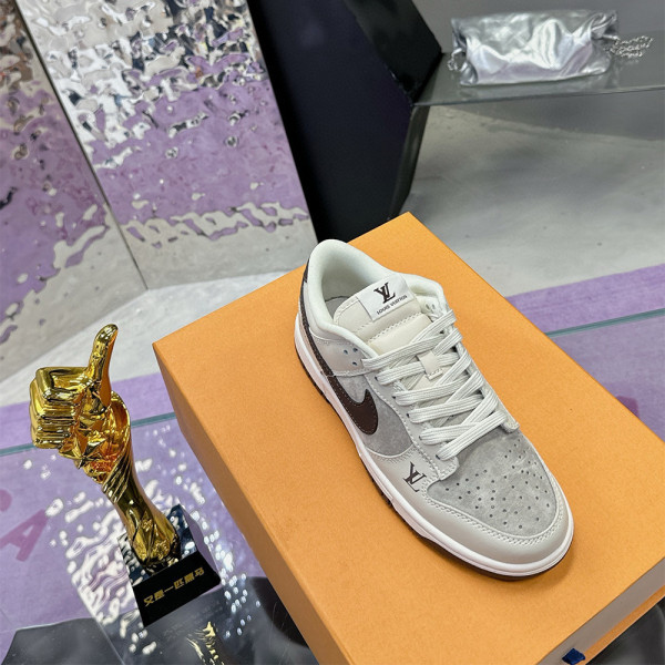 Louis Vuitton x Nike, Air Force, Men's Sneaker, Grey