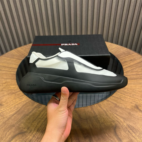 Prada, America's Cup, Men's Sneaker, White