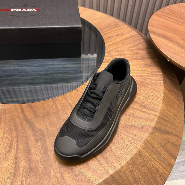 Prada, America's Cup, Men's Sneaker, Black