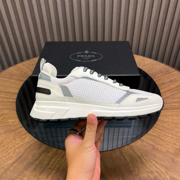 Prada, Classical, Men's Sneaker, White