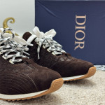 Christian Dior, Casual, Men's Sneaker, Dark Brown