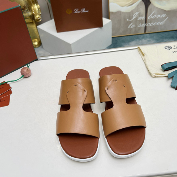Loro Piana, Palm, Men's Slipper, Camel