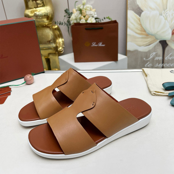 Loro Piana, Palm, Men's Slipper, Camel