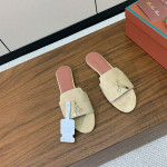 Loro Piana, Summer Charm, Women's Slipper, Beige
