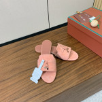 Loro Piana, Summer Charm, Women's Slipper, Orange