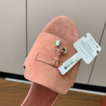 Loro Piana, Summer Charm, Women's Slipper, Orange