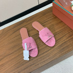 Loro Piana, Summer Charm, Women's Slipper, Pink