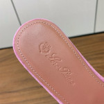 Loro Piana, Summer Charm, Women's Slipper, Pink