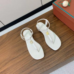 Loro Piana, Mindil, Women's Sandal, White