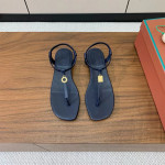 Loro Piana, Mindil, Women's Sandal, Navy