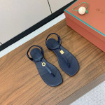 Loro Piana, Mindil, Women's Sandal, Navy