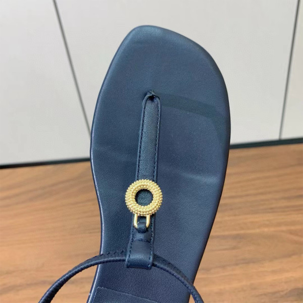 Loro Piana, Mindil, Women's Sandal, Navy