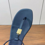 Loro Piana, Mindil, Women's Sandal, Navy