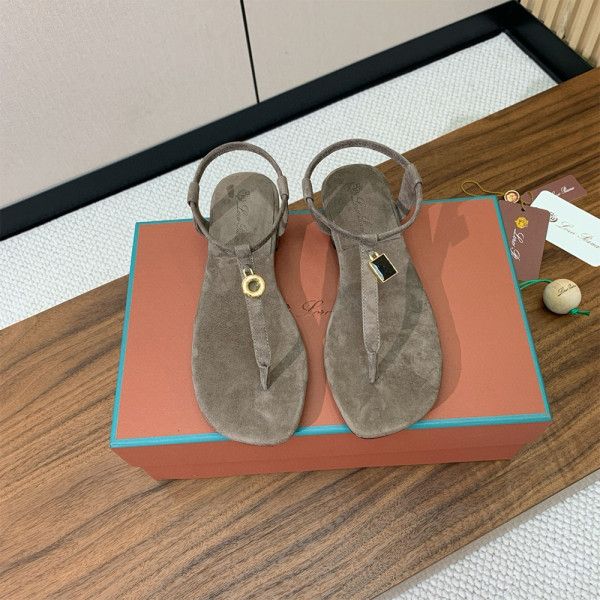 Loro Piana, Mindil, Women's Sandal, Brown