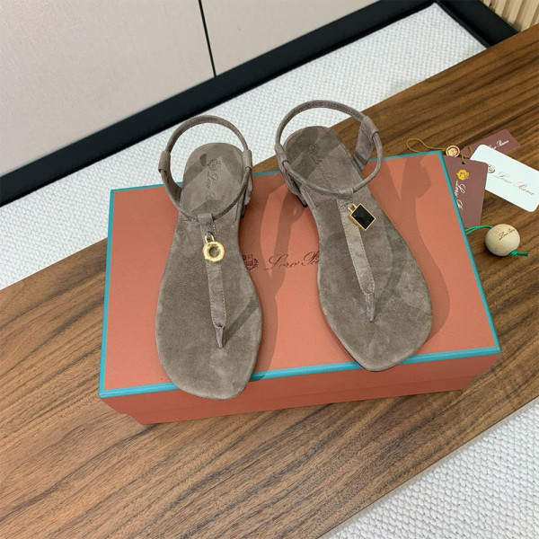 Loro Piana, Mindil, Women's Sandal, Brown