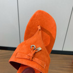 Loro Piana, Women's Slipper, Orange