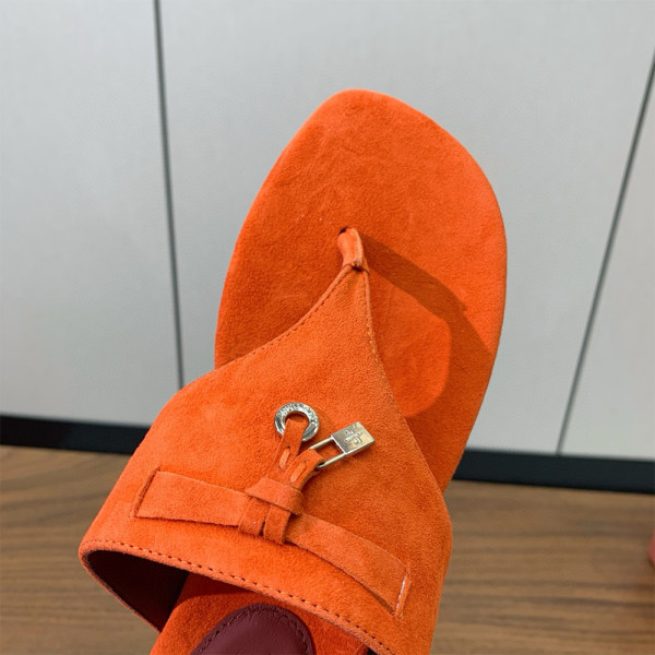 Loro Piana, Women's Slipper, Orange