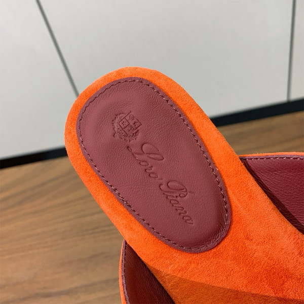 Loro Piana, Women's Slipper, Orange