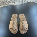 Louis Vuitton, Women's Slipper, Brown