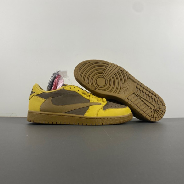 Nike, Travis Scott x Air Jordan, Women's Sneaker, Yellow