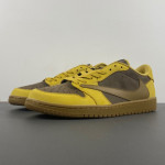 Nike, Travis Scott x Air Jordan, Women's Sneaker, Yellow