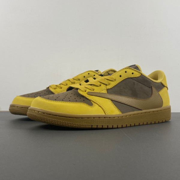 Nike, Travis Scott x Air Jordan, Women's Sneaker, Yellow