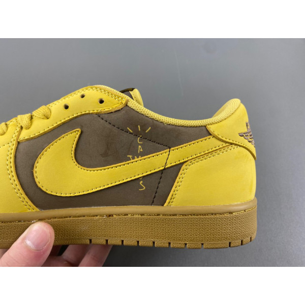 Nike, Travis Scott x Air Jordan, Women's Sneaker, Yellow