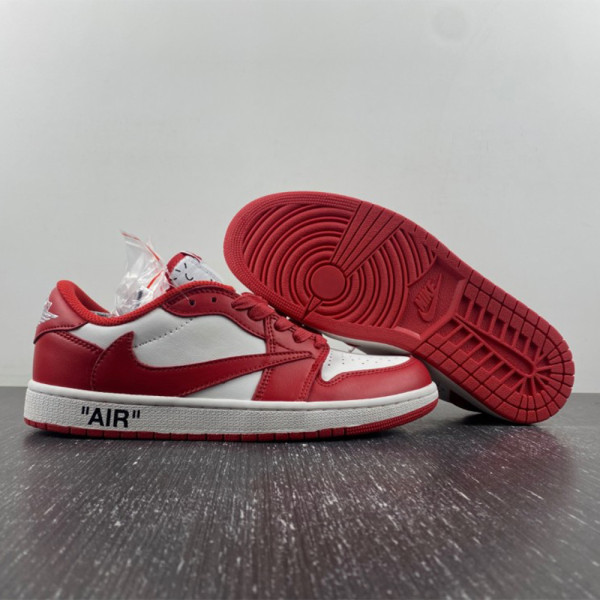 Nike, Travis Scott x Air Jordan, Women's Sneaker, Red