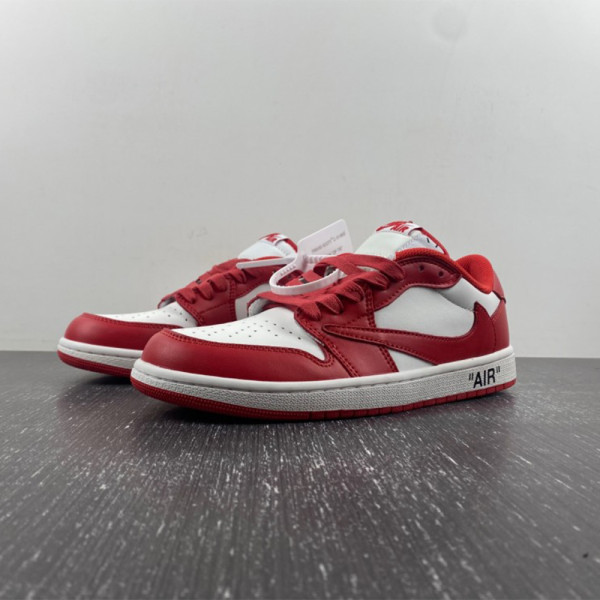 Nike, Travis Scott x Air Jordan, Women's Sneaker, Red