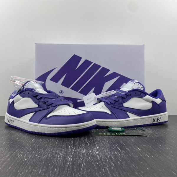 Nike, Travis Scott x Air Jordan, Women's Sneaker, Purple