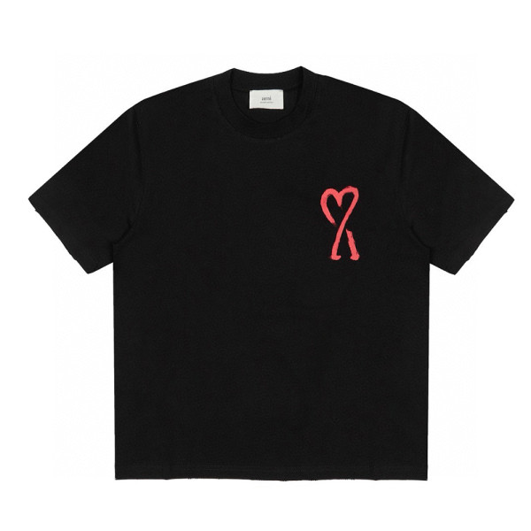 Ami, Men's T-Shirt, Black