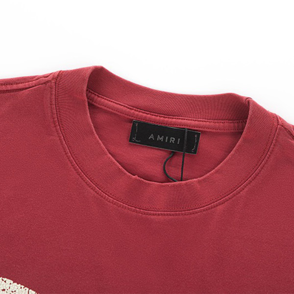 Amiri, Men's T-Shirt, Red