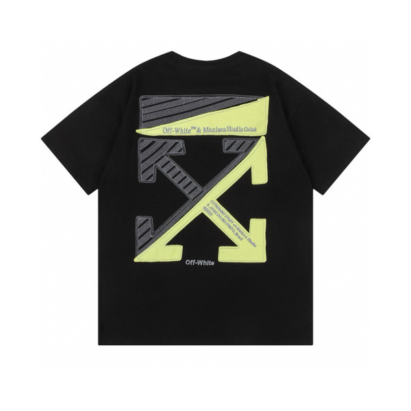 Off White, Men's T-Shirt, Black