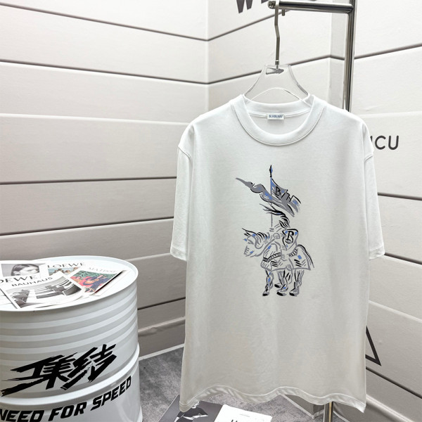 Burberry, Men's T-Shirt, White