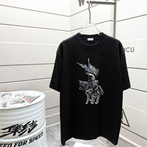 Burberry, Men's T-Shirt, Black