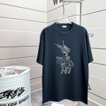 Burberry, Men's T-Shirt, Grey