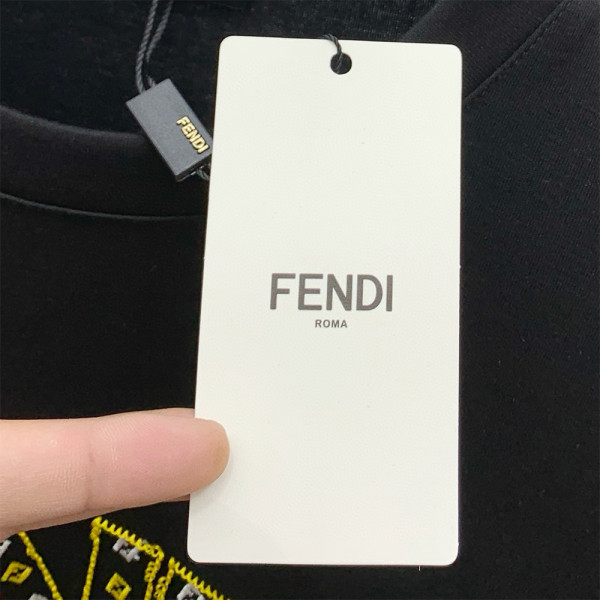 Fendi, Men's Short Set, Black