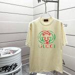 Gucci, Men's T-Shirt, Beige