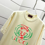 Gucci, Men's T-Shirt, Beige
